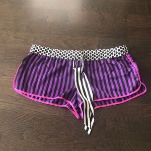 Juicy Couture silky striped pj shorts